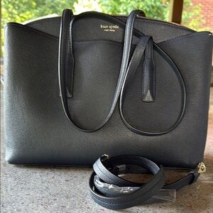 Kate Spade navy (blazer blue) Structured Tote Bag (Margaux)